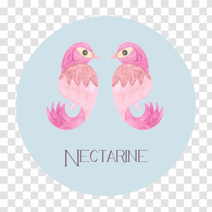 Water Bird Pink M Font Transparent PNG