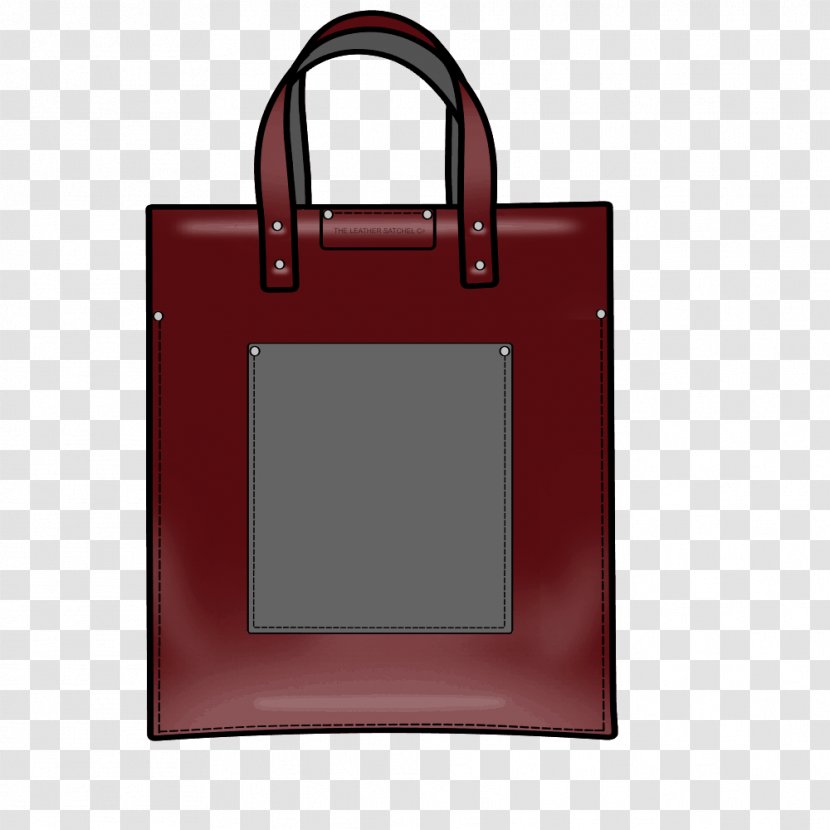 Tote Bag Leather Handbag Shoe - Oxblood Red Transparent PNG