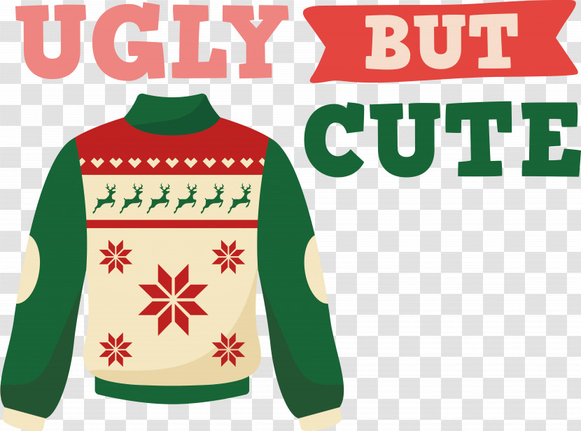 Ugly Sweater Cute Sweater Ugly Sweater Party Winter Christmas Transparent PNG