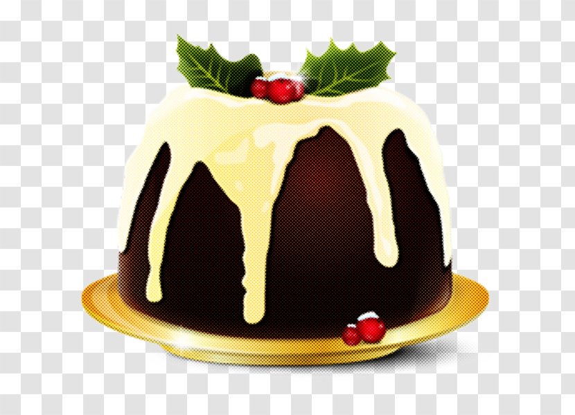 Christmas Pudding - Food - Chocolate Dish Transparent PNG