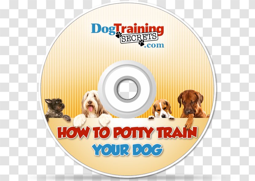 Dog Compact Disc Logo Pet Toilet Training - Potty Transparent PNG
