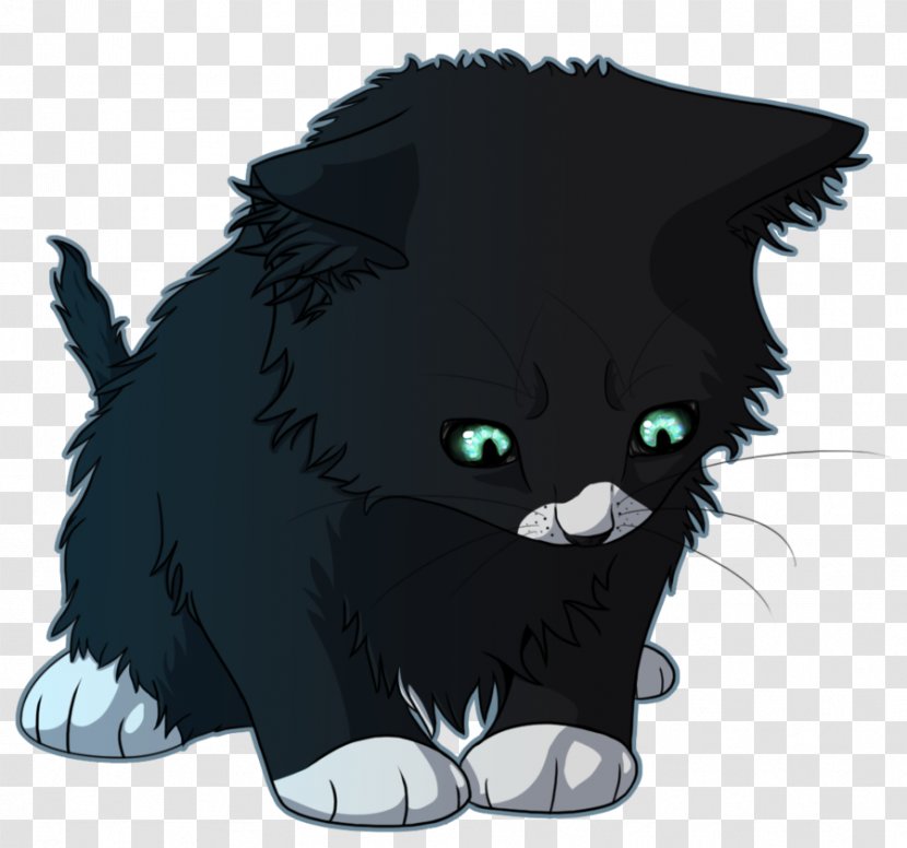 Whiskers Black Cat Kitten Domestic Short-haired - Dog Transparent PNG