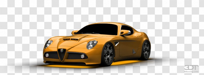 Supercar Automotive Design Performance Car Motor Vehicle - Auto Racing - Alfa Romeo 8C Competizione Transparent PNG