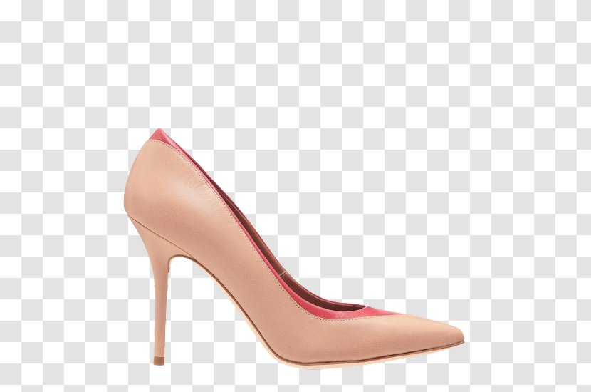 High-heeled Shoe Court Slingback - Pink - Sandal Transparent PNG