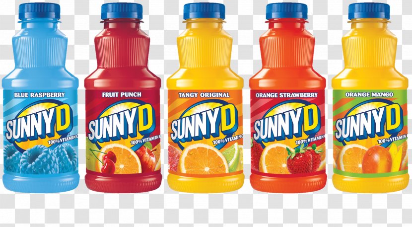 Juice SunnyD Punch Orange Drink Flavor - Food - D Transparent PNG