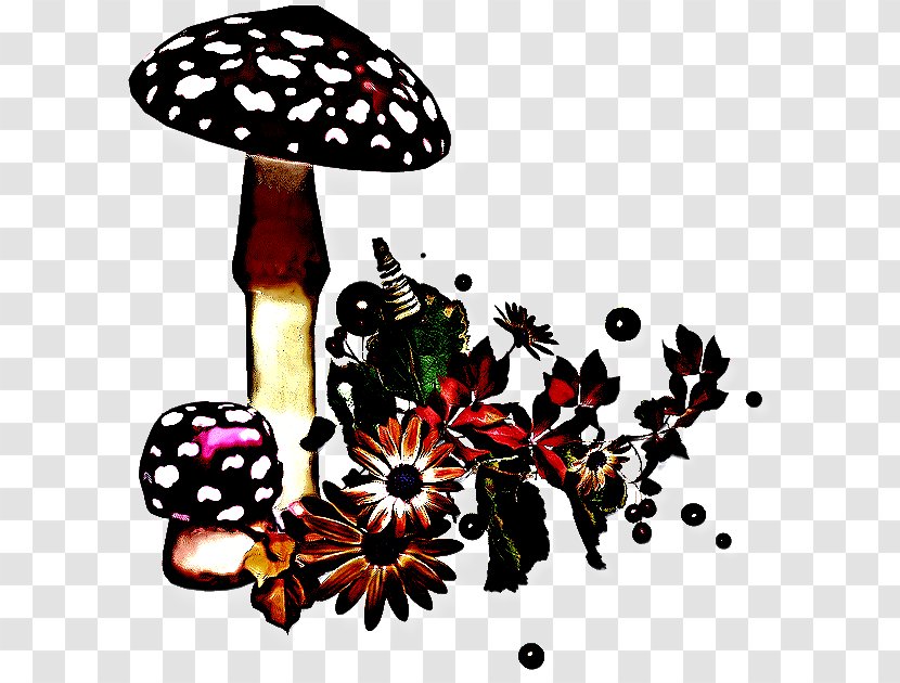 Mushroom Clip Art Agaric Plant Wildflower Transparent PNG