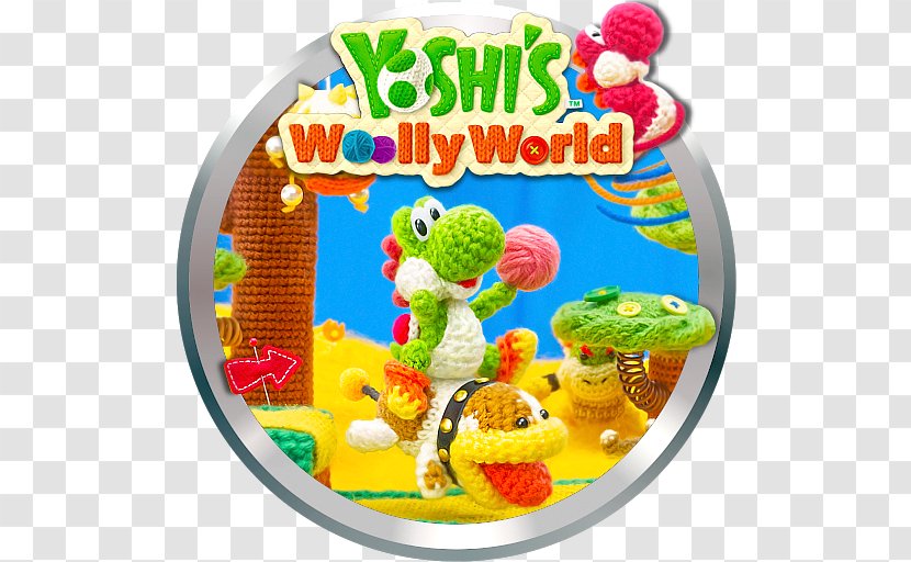 Poochy & Yoshi's Woolly World Mario Yoshi Wii U - Nintendo Transparent PNG