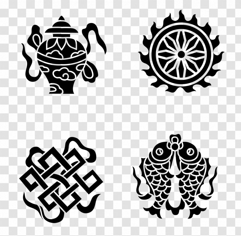 Icon - Symmetry - Buddhist Tattoo Transparent PNG