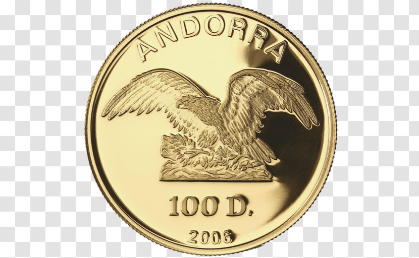 Coin Andorra Eagle Gold Wikipedia - Wikimedia Foundation Transparent PNG
