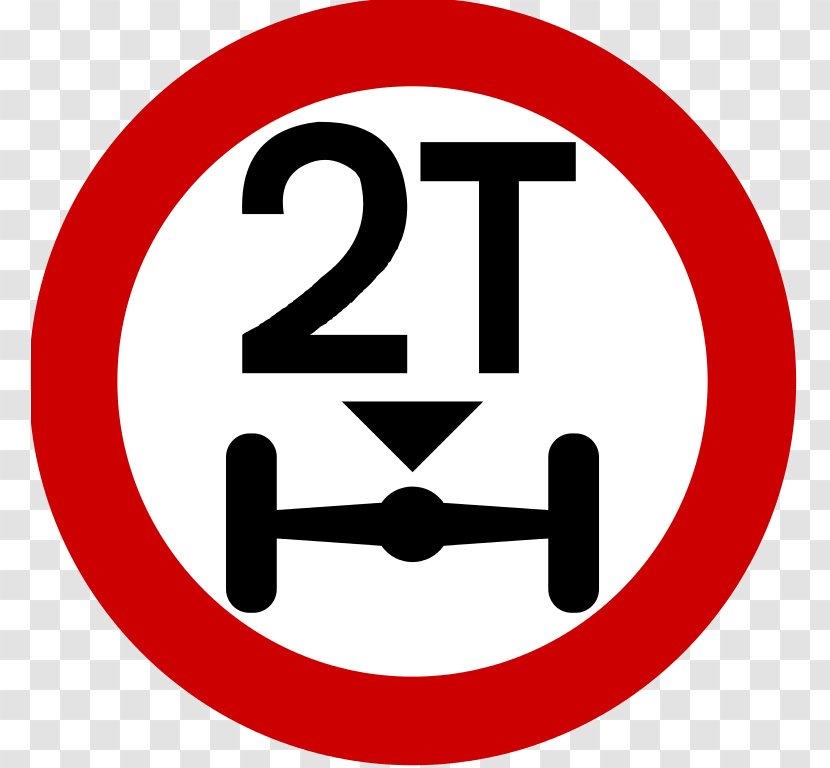Car Prohibitory Traffic Sign Vehicle Road - Gross Axle Weight Rating Transparent PNG