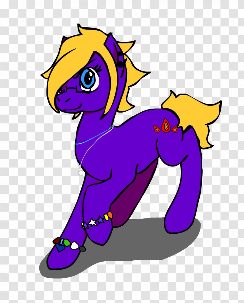 Horse Cartoon Clip Art - Purple - Seventh Evening Of The Moon Transparent PNG