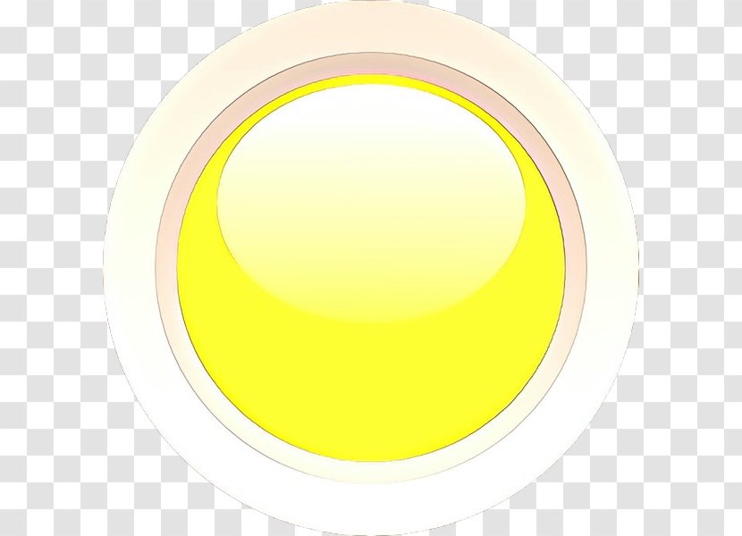 Yellow Circle - Oval Transparent PNG