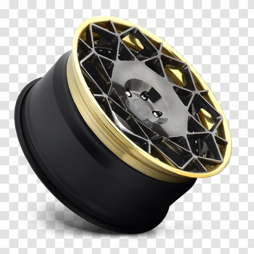 Alloy Wheel Spoke Tire Rim - Lip Gold Transparent PNG