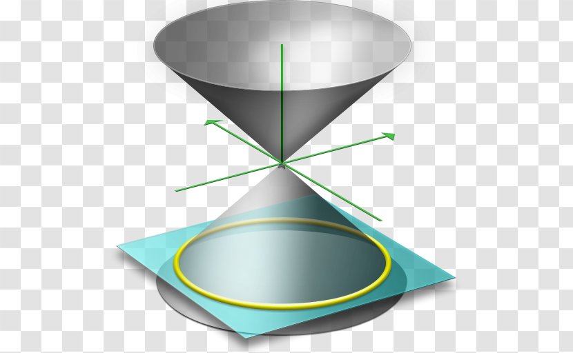 Conic Section Cone Parabola Cross Line - Ellipse Transparent PNG