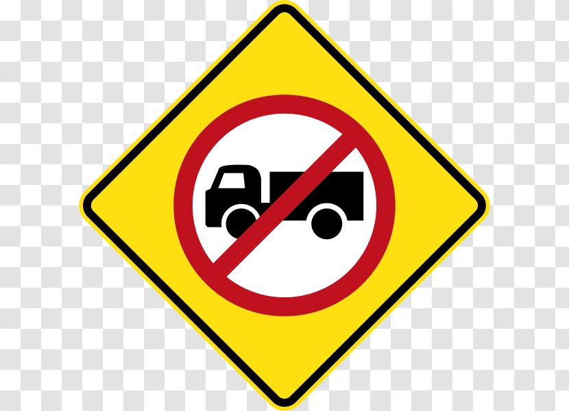 Prohibitory Traffic Sign Warning - Truck Transparent PNG