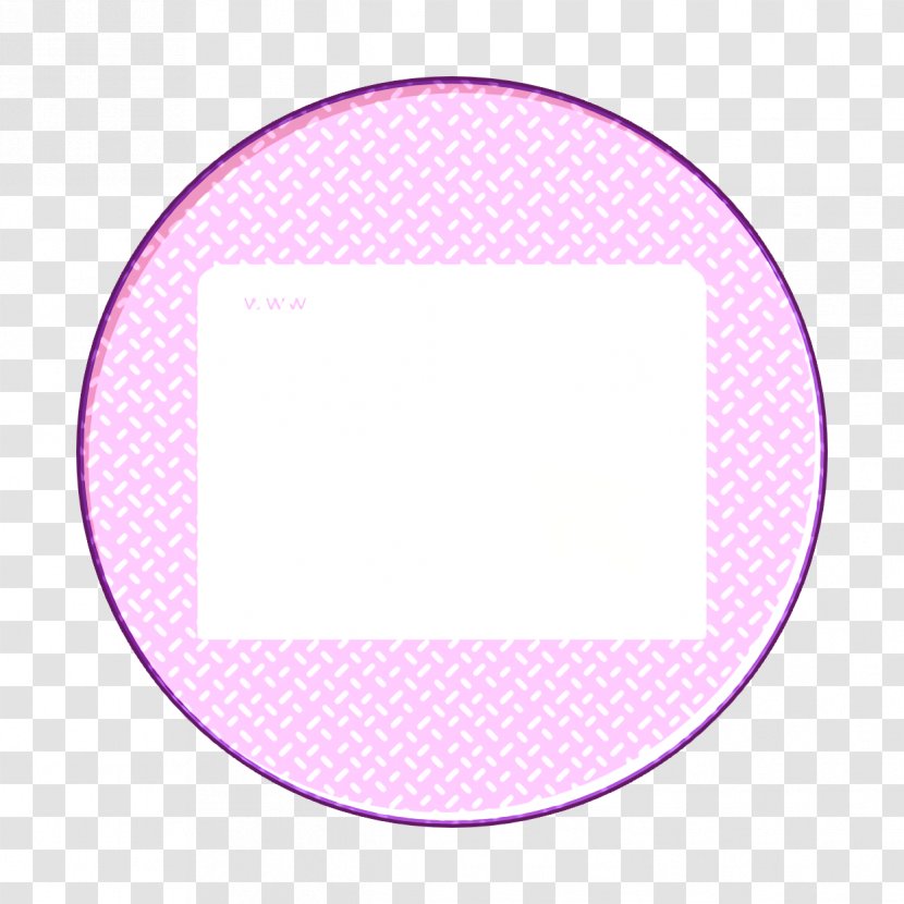 Browser Icon Internet Reports And Analytics - Magenta Lavender Transparent PNG