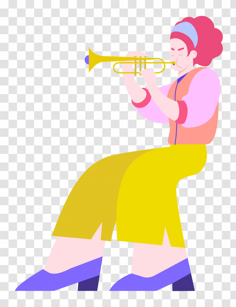 Playing The Trumpet Music Transparent PNG