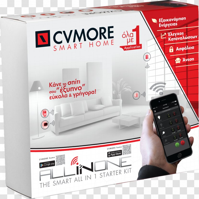 Home Automation Kits System .gr - Alarm Device - Smart House Transparent PNG