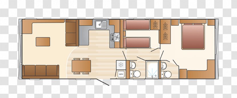 Floor Plan House Table Dining Room - Holiday Home - Bed Transparent PNG