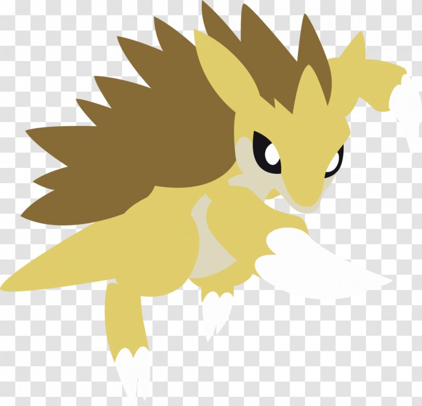 Pokémon Yellow Crystal Sandslash Sandshrew - Cartoon - Slash Vector Transparent PNG