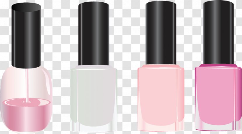 Nail Polish Color - Finger - Vector Hand-painted Transparent PNG