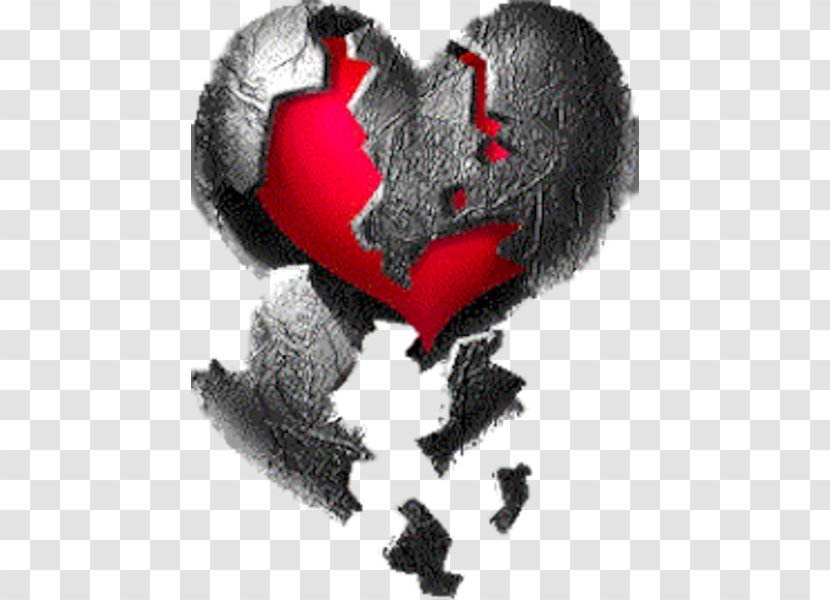 Broken Heart Love - Watercolor Transparent PNG