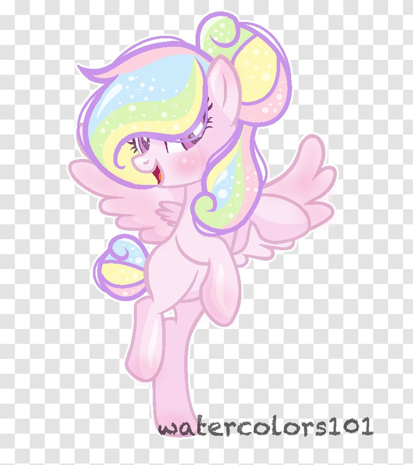 Fairy Horse Pink M Clip Art - Cartoon Transparent PNG