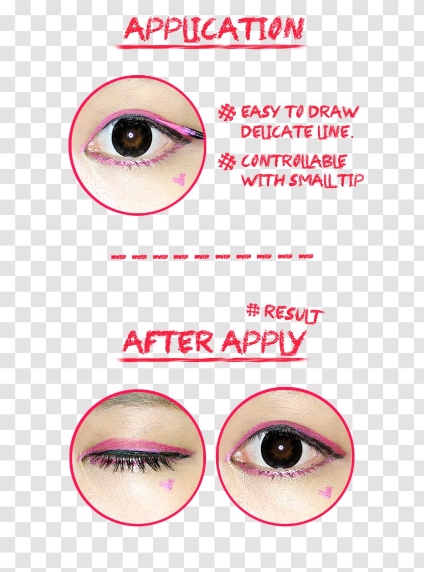 Eyelash Extensions Eye Liner Shadow Eyebrow Iris - Cartoon - Nose Transparent PNG