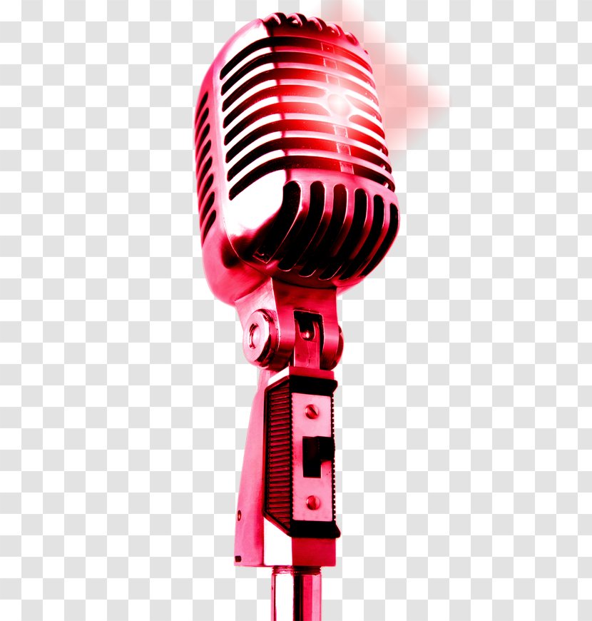 Microphone Singing Clip Art - Silhouette - Mic Drop Transparent PNG