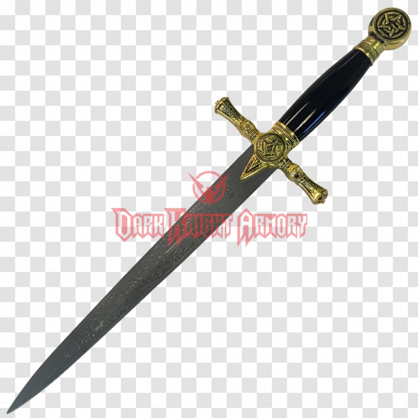 Dagger Bowie Knife Sword Middle Ages Battle Of Agincourt - Blade Transparent PNG
