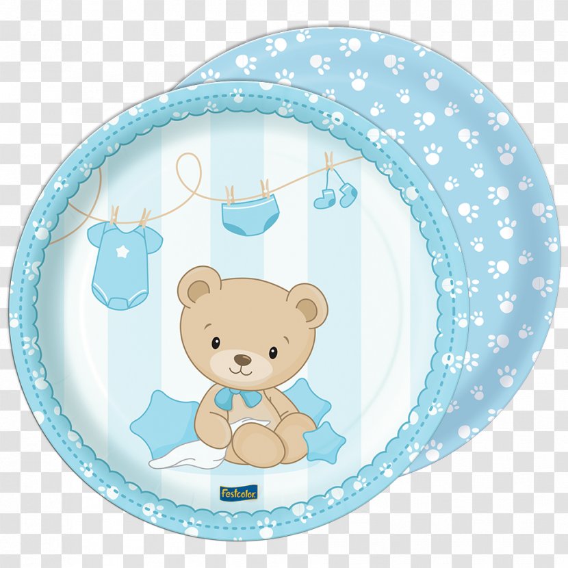 Baby Shower Plate Party Cloth Napkins Paper - Cartoon Transparent PNG