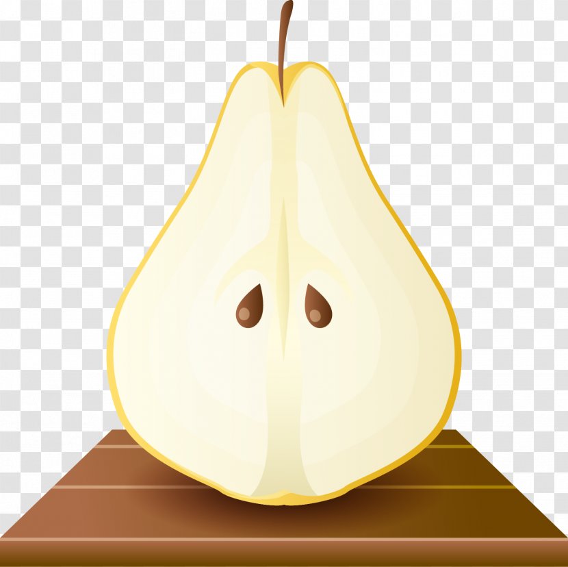 Pear-shaped Fruit Auglis - Plant - Vector Pear Cut Transparent PNG