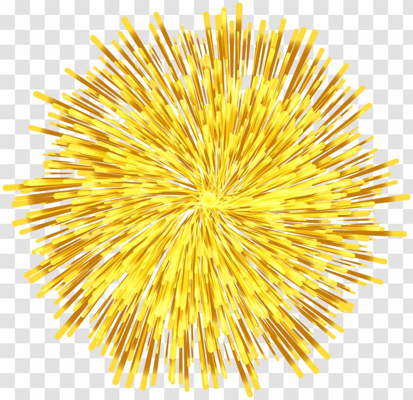 Fireworks Clip Art - Firecracker - Firework Yellow Transparent Transparent PNG