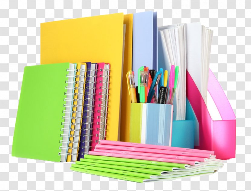 Paper Stationery Office Supplies Notebook - Business - Job Book And Pen Transparent PNG
