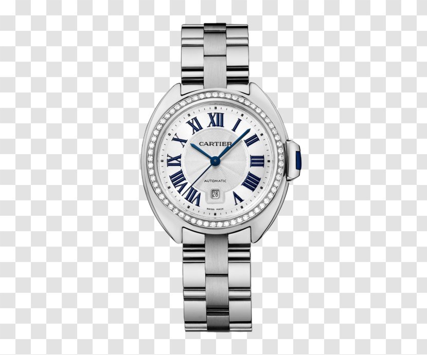 Cartier Tank Watch Jewellery Bracelet - Strap - Silver Mechanical Watches Female Form Transparent PNG