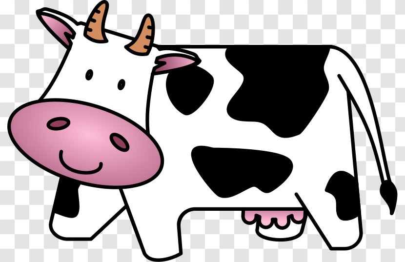 Holstein Friesian Cattle Beef Clip Art - Free Content - Baby Cow Cliparts Transparent PNG