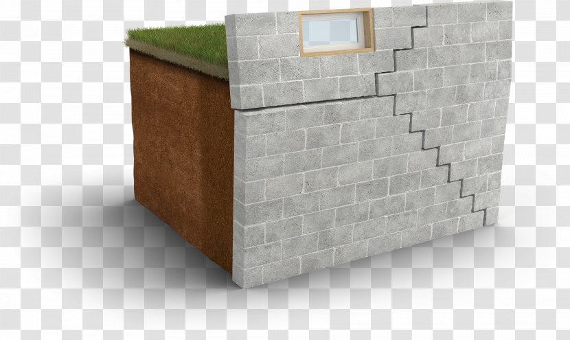 Shear Wall Foundation Brick Basement - Crack Transparent PNG