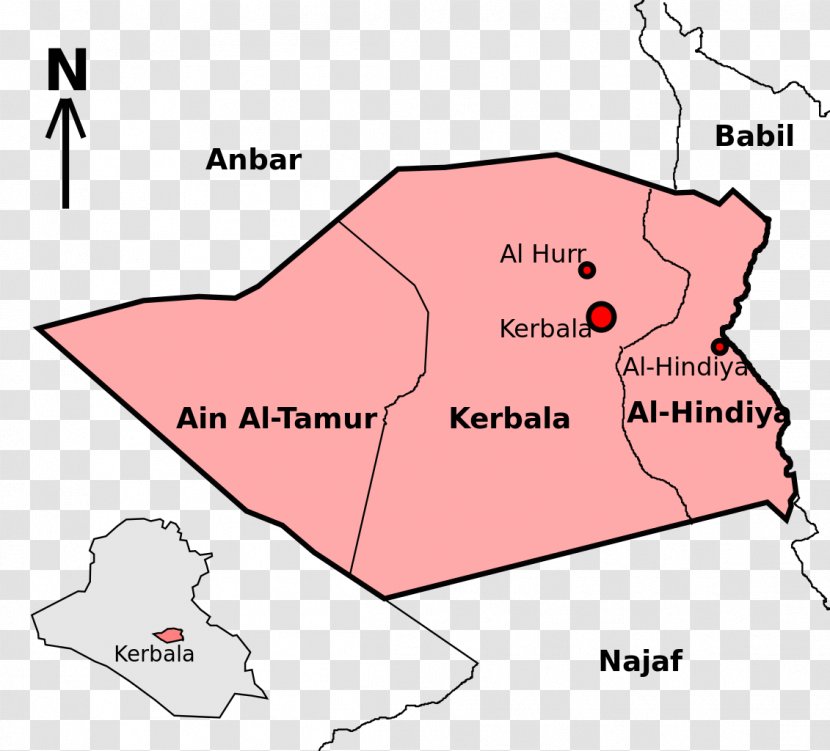 Karbala Al-Hindiya District Hindiya Barrage Lake Milh - Frame - Map Transparent PNG