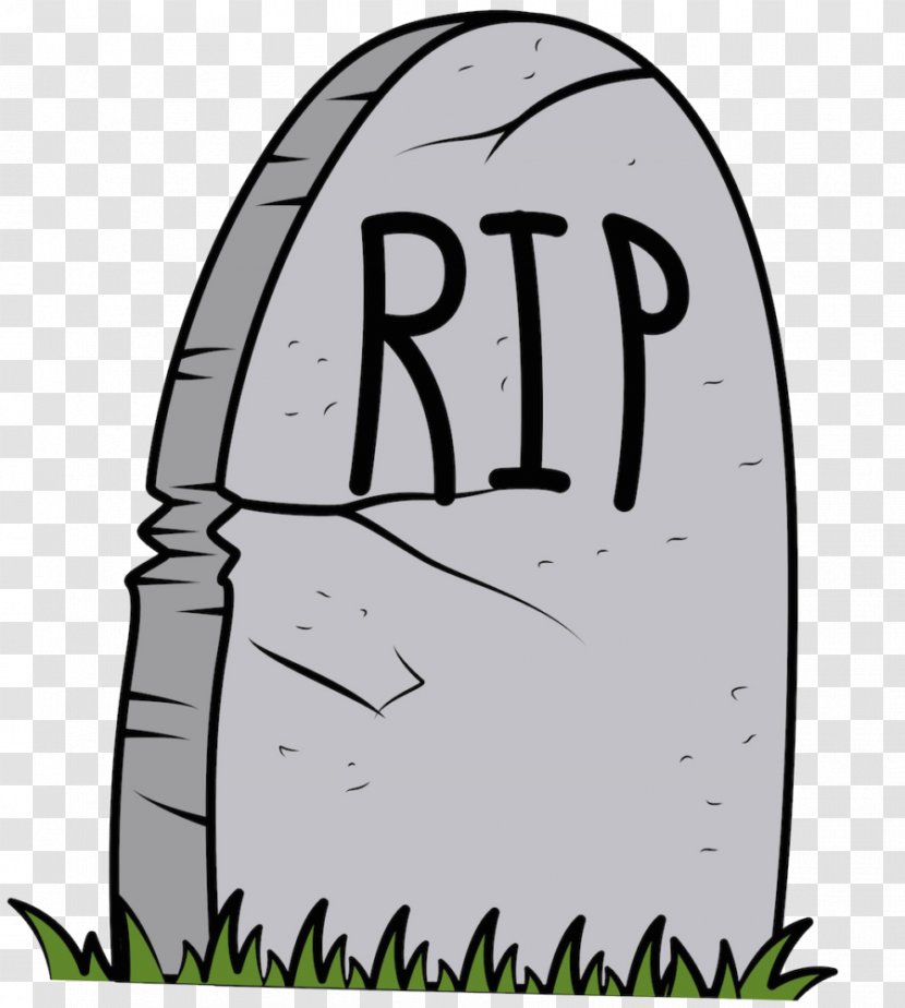 Grave Cartoon Drawing Headstone - Plant - Cemetery Transparent PNG