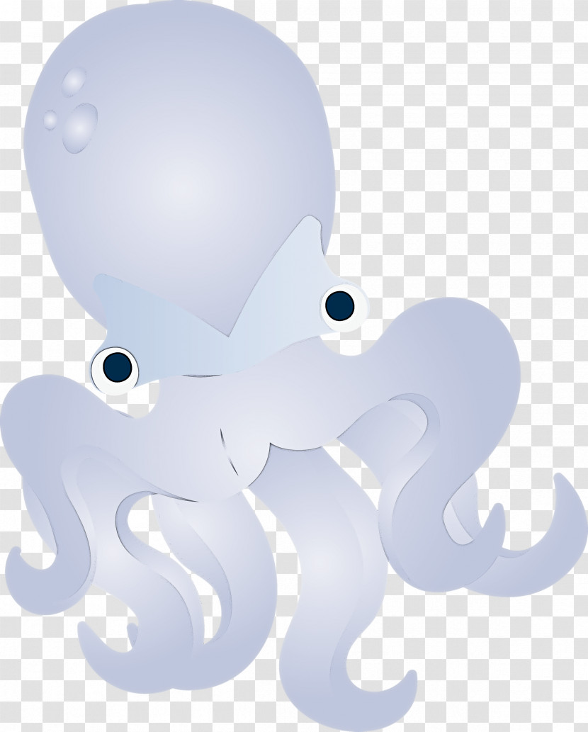 Octopus White Giant Pacific Octopus Octopus Cloud Transparent PNG