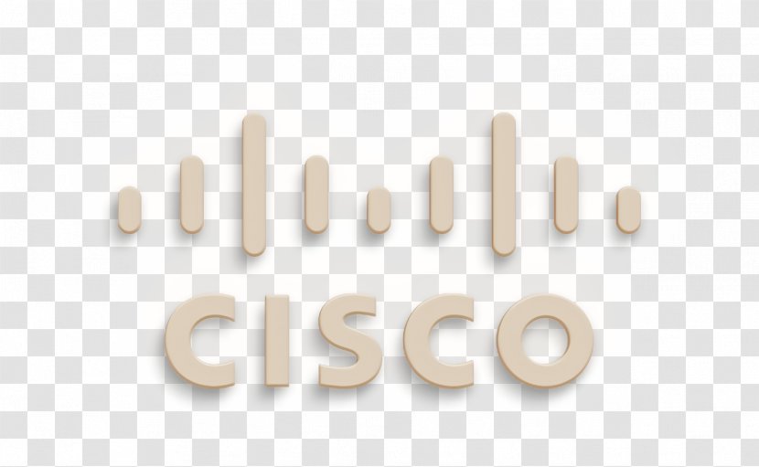 Cisco Icon - Beige - Text Transparent PNG