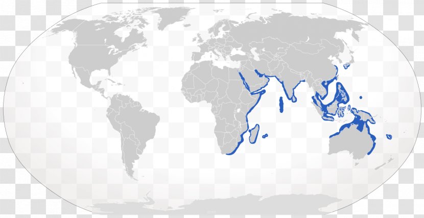 World Map Robinson Projection Globe Transparent PNG