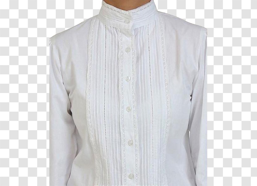 Blouse Collar Dress Shirt Sleeve - Fashion - Vintage Badge Transparent PNG
