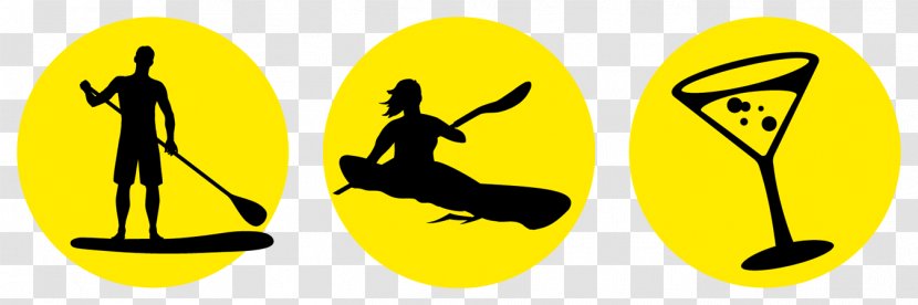 Bay Explorer Yellow Kayak Logo Cruise Ship - Silhouette - Shore Boat Anchors Transparent PNG