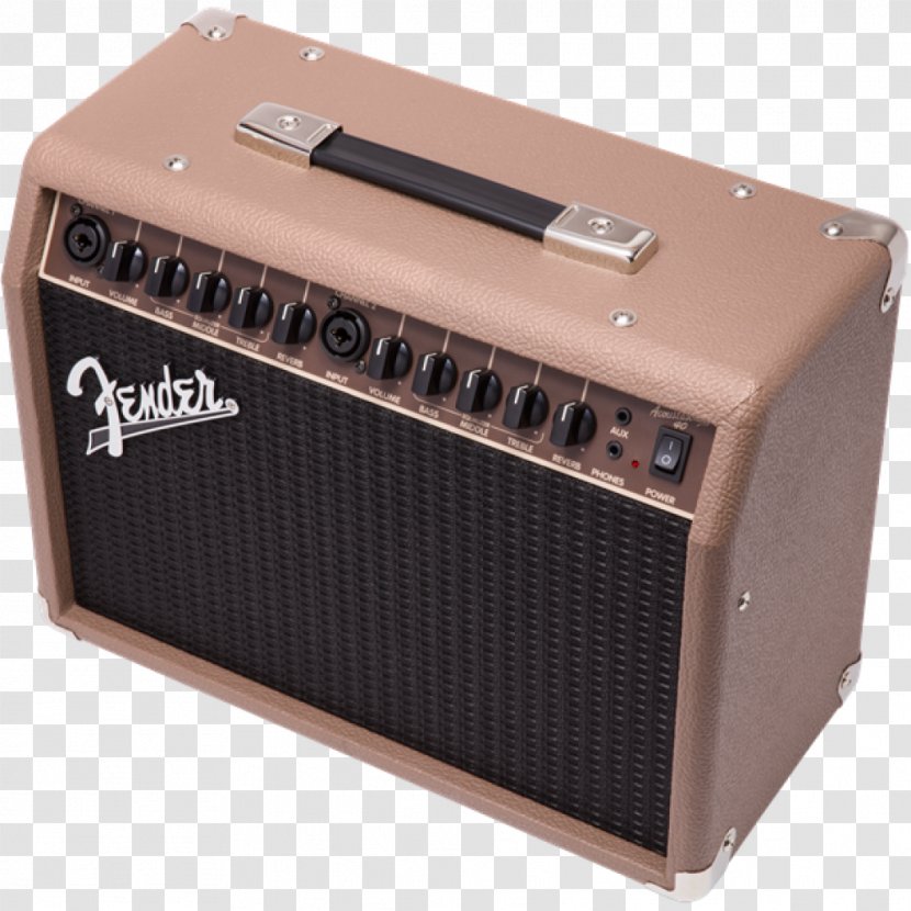 Guitar Amplifier Sound Box Acoustic Fender Musical Instruments Corporation Acoustasonic 40 - Heart Transparent PNG
