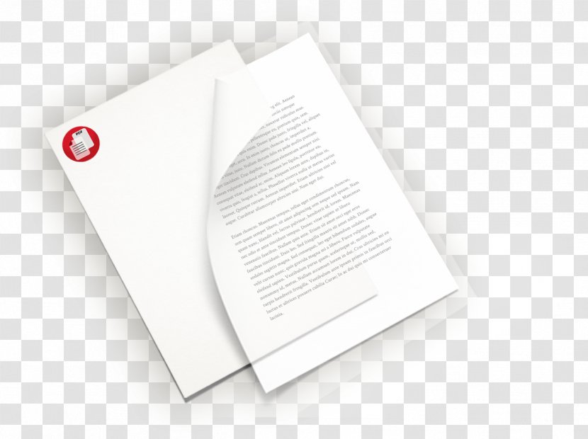 Paper Product Design Brand Font - Business Card Mockup Transparent PNG
