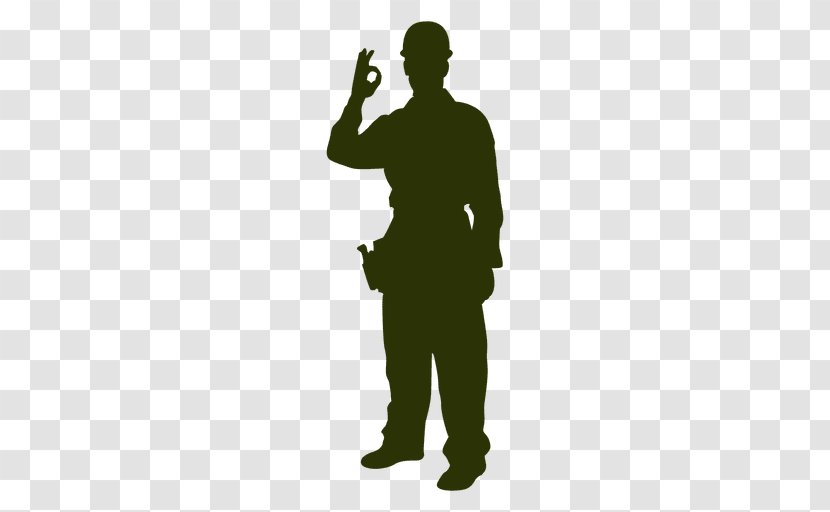 Construction Worker Laborer Silhouette Transparent PNG