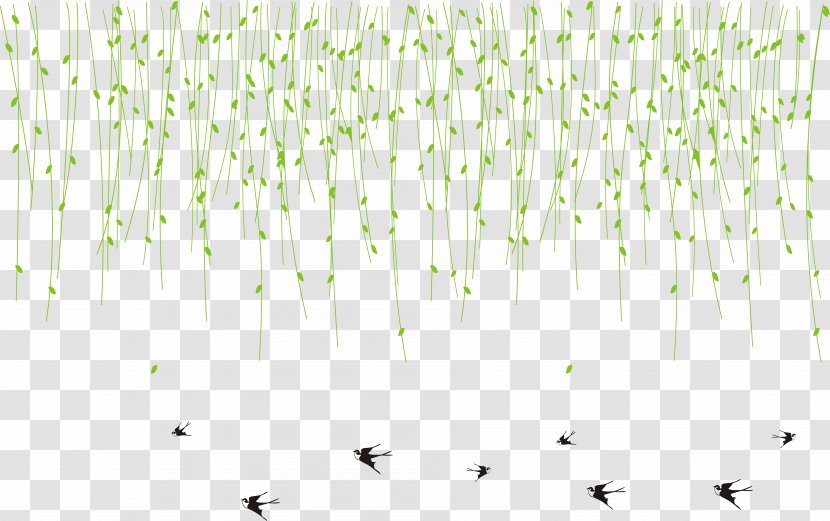Tree Pattern - Willow Line Graphics Transparent PNG