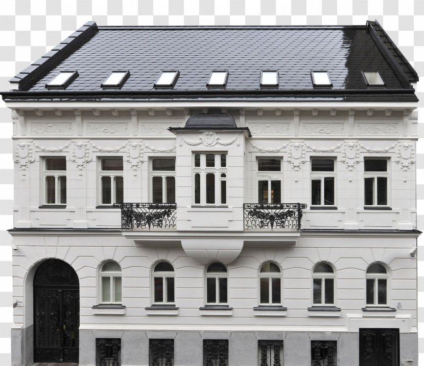 Facade Manor House Classical Architecture Roof - Es Balok Transparent PNG