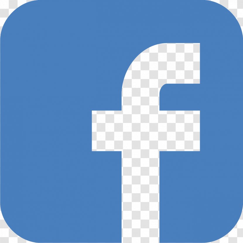 Facebook Social Media Logo - Blue Transparent PNG